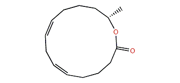 (Z,Z)-5,8-(11S)-Tetradecadien-13-olide